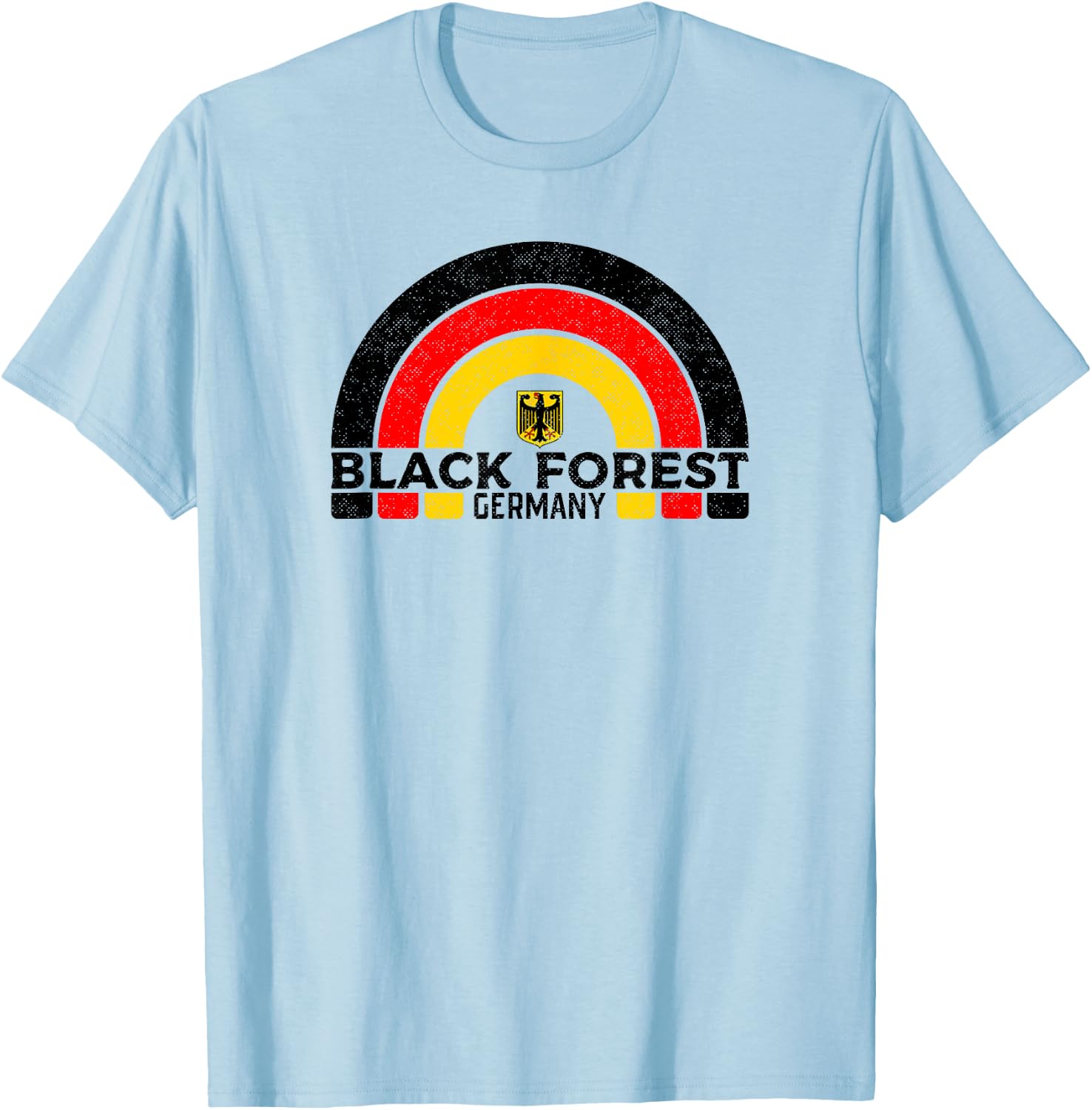Retro Black Forest Germany T-Shirt - T-Shirt | Light Blue
