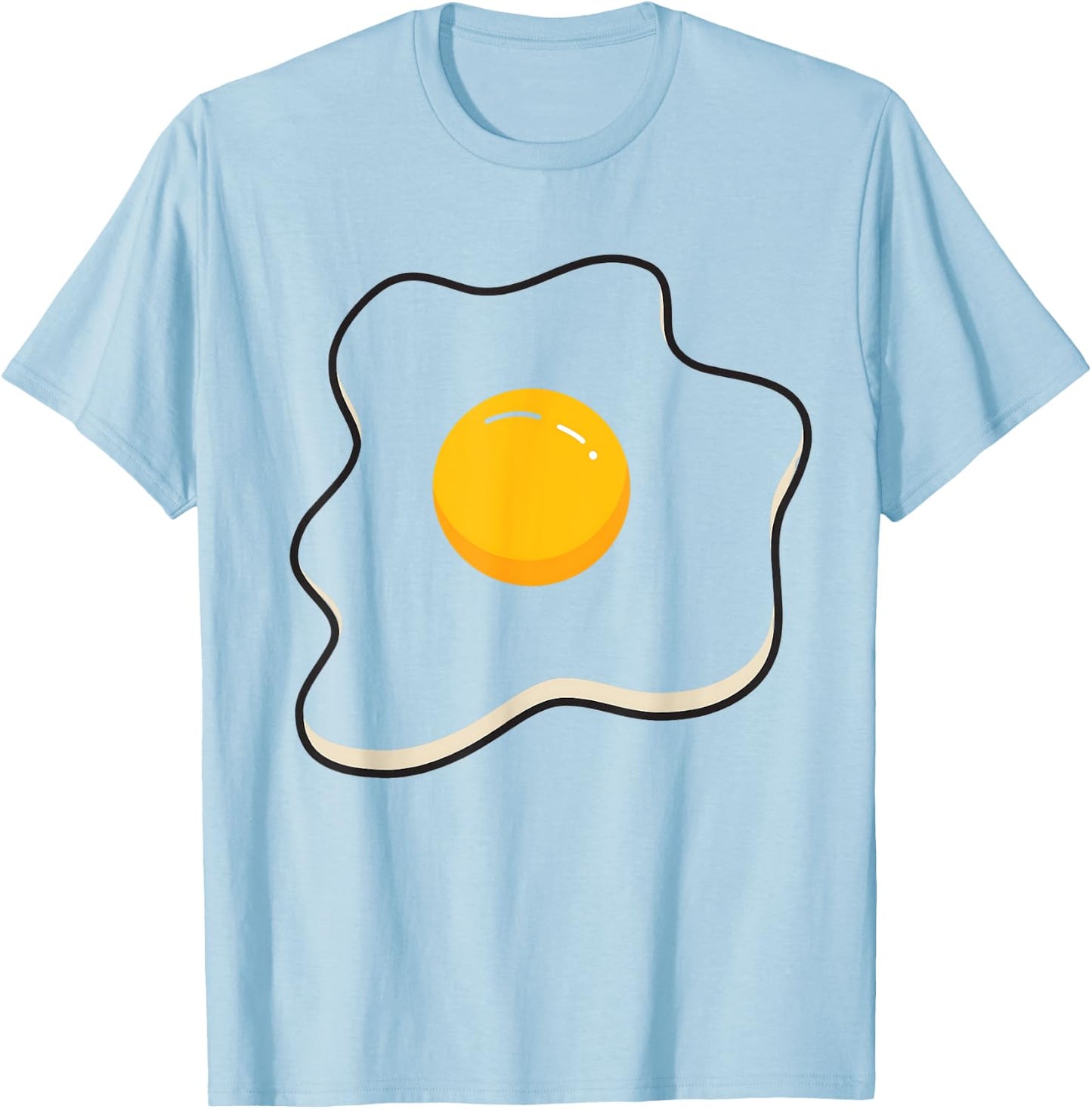 Funny Egg Halloween Costume PRETEND I'M AN EGG White Yellow T-Shirt - T-Shirt | Light Blue
