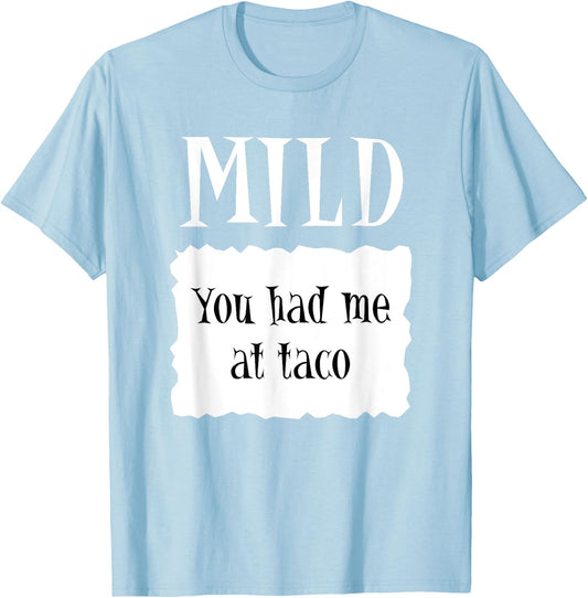 MILD - Hot Packet Halloween Taco Costume T-Shirt - T-Shirt | Light Blue