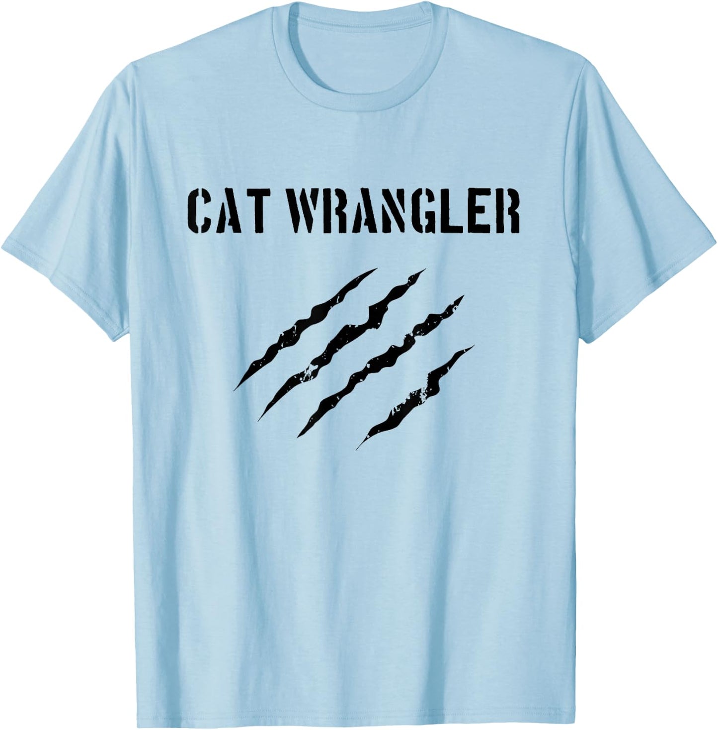 Cat Wrangler Halloween Costume T-Shirt - T-Shirt | Light Blue