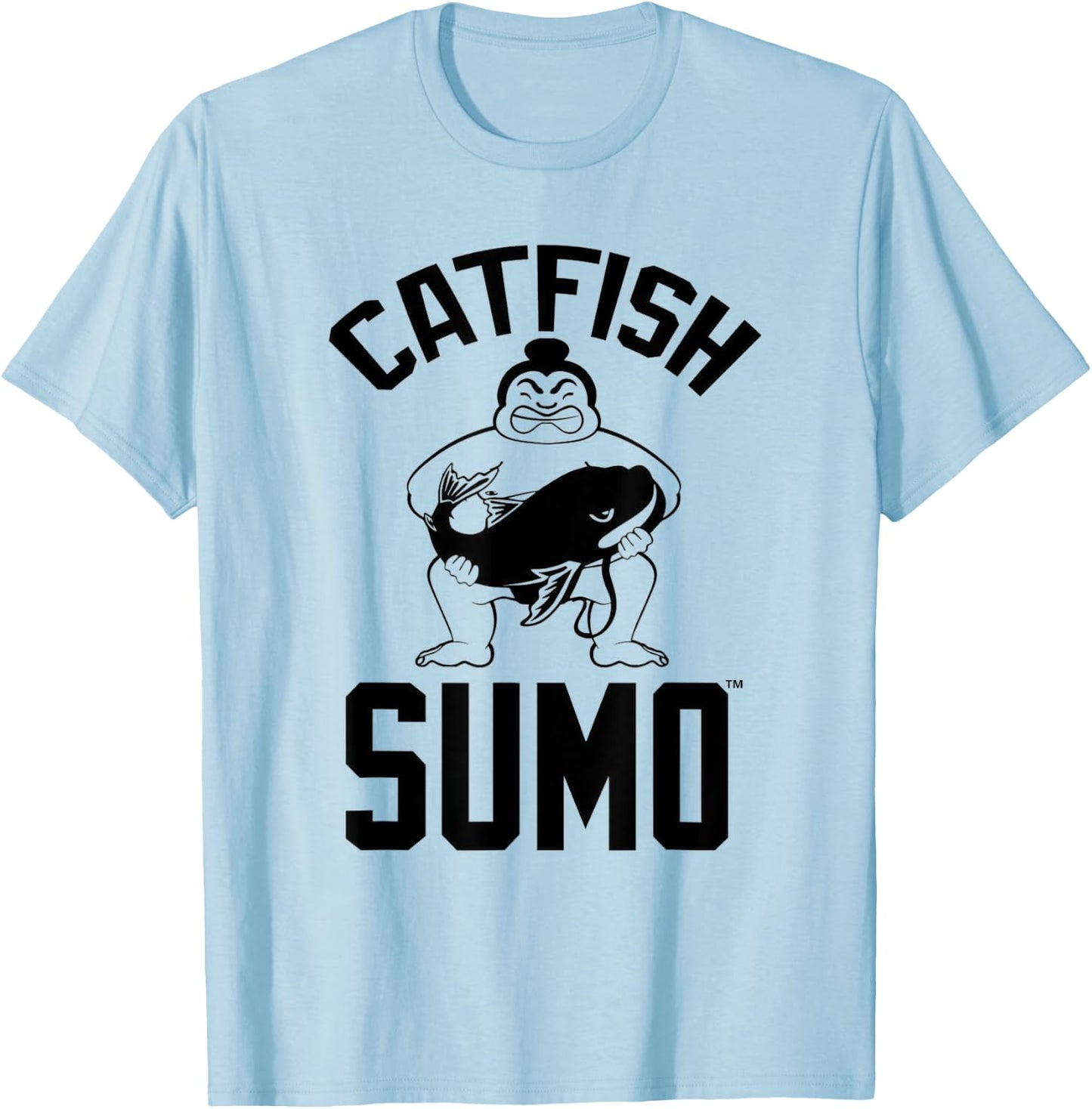 Lucky Catfishing Shirt by Catfish Sumo T-Shirt - T-Shirt | Light Blue