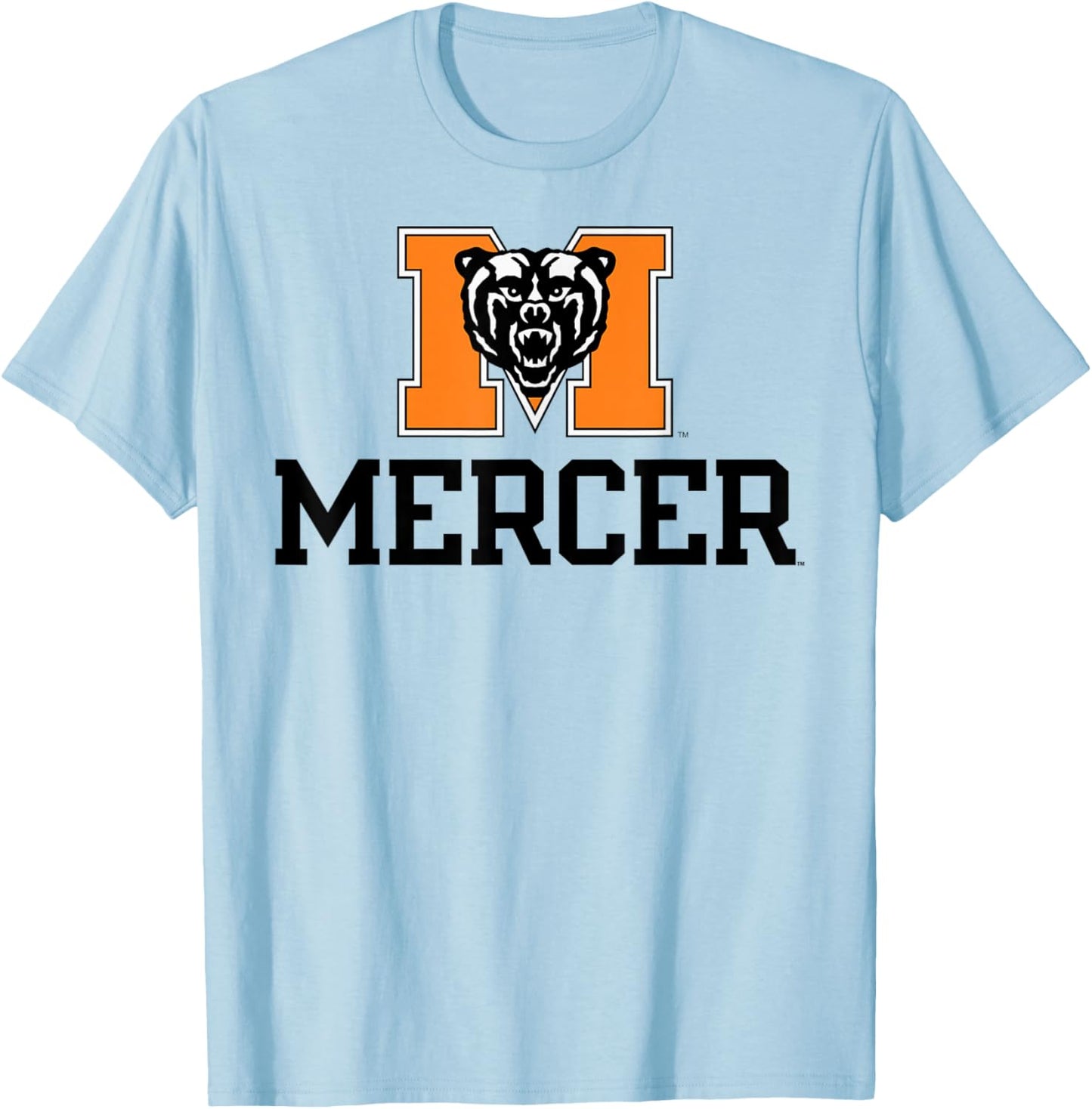 Mercer Bears Sportsmanship Gray Officially Licensed T-Shirt - T-Shirt | Light Blue