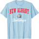 New Albany High School Bulldogs T-Shirt - T-Shirt | Light Blue