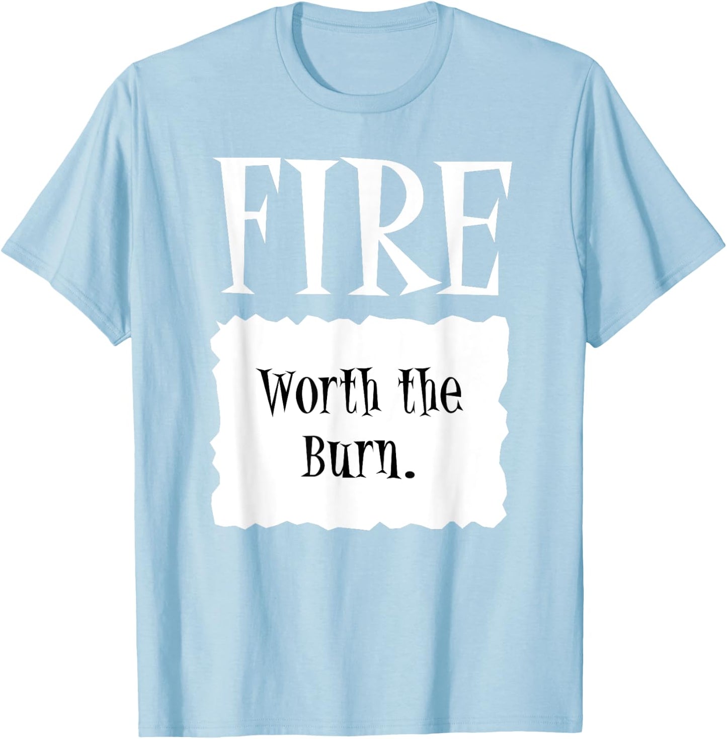 FIRE - Hot Packet Halloween Taco Costume T-Shirt - T-Shirt | Light Blue