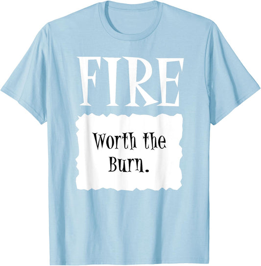 FIRE - Hot Packet Halloween Taco Costume T-Shirt - T-Shirt | Light Blue