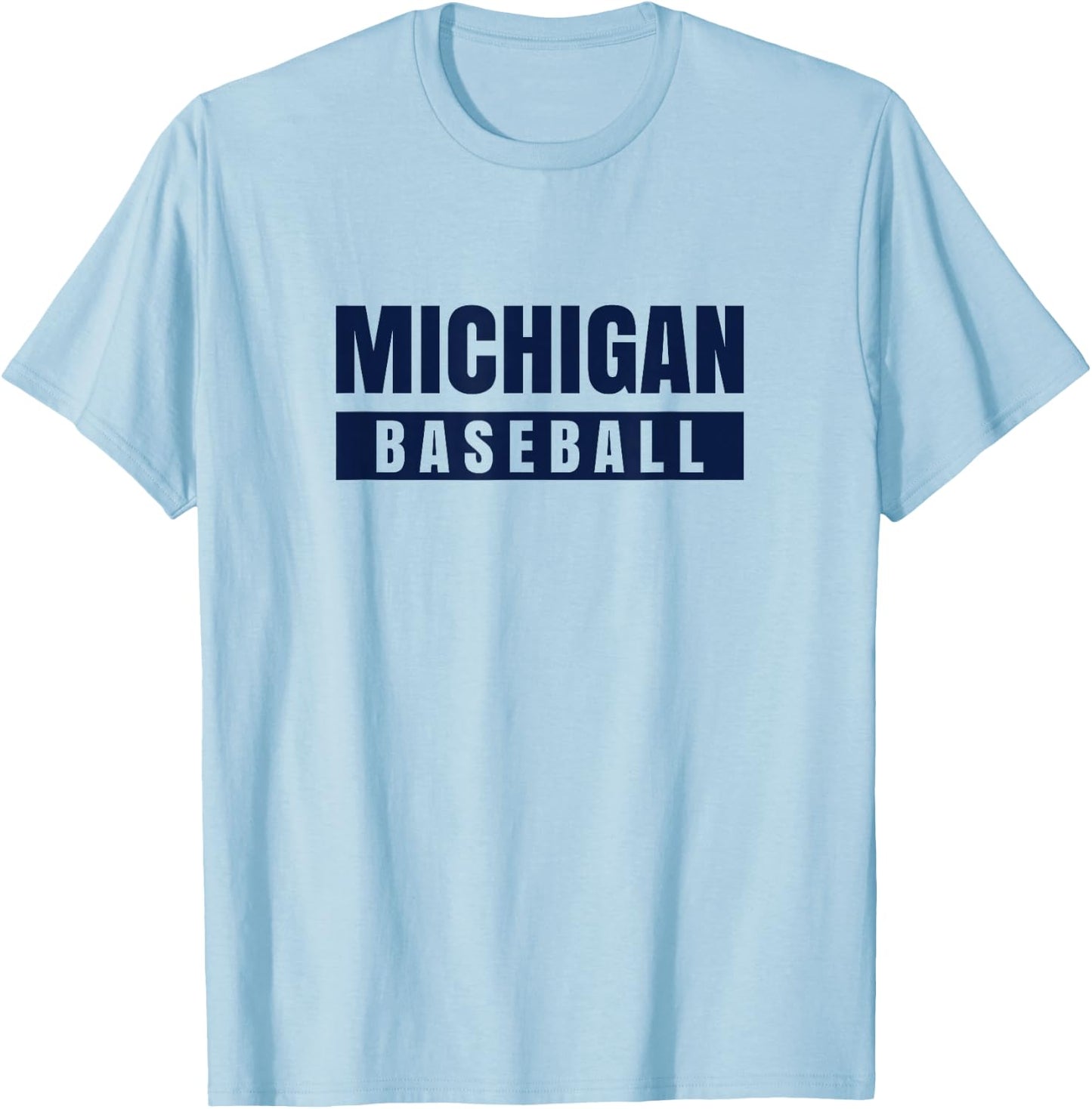 Michigan Baseball T-Shirt - T-Shirt | Light Blue