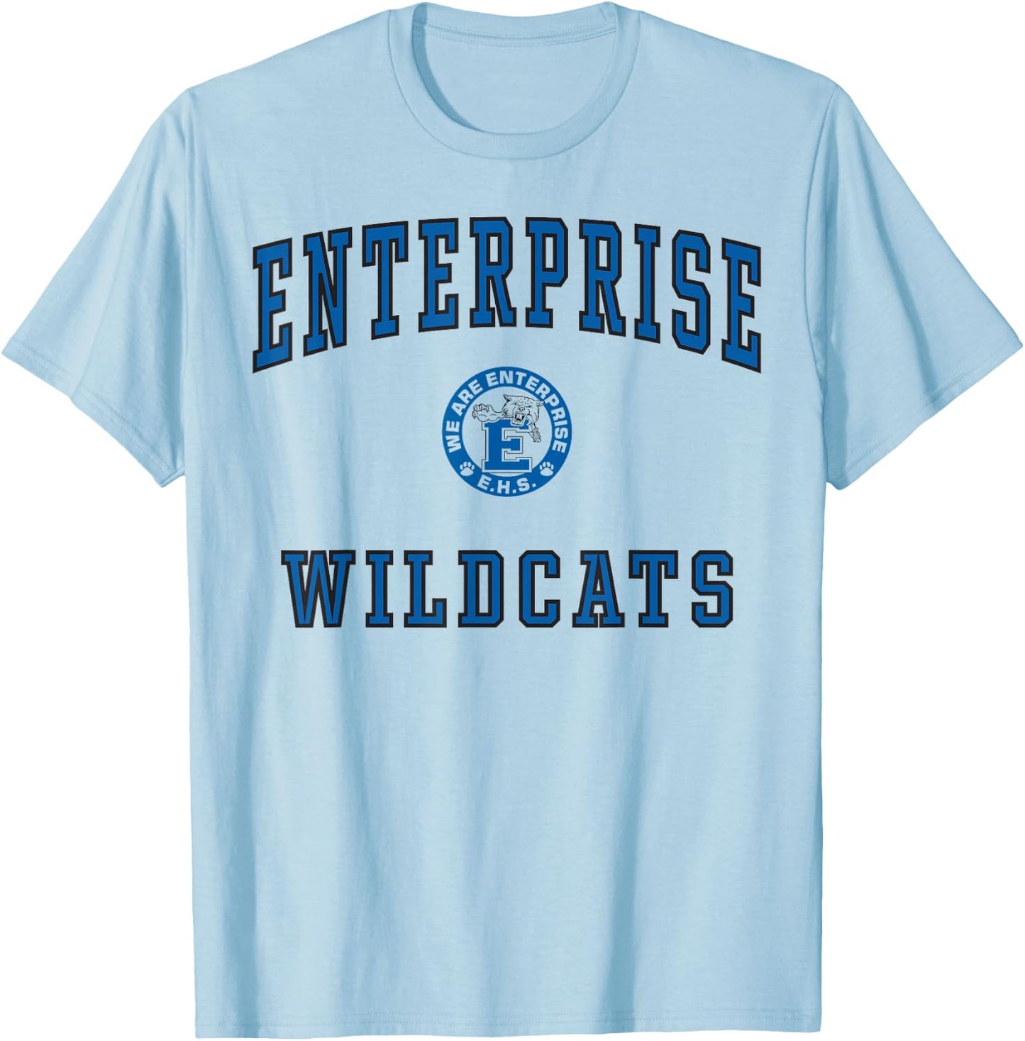 Enterprise High School Wildcats C1 T-Shirt - T-Shirt | Light Blue