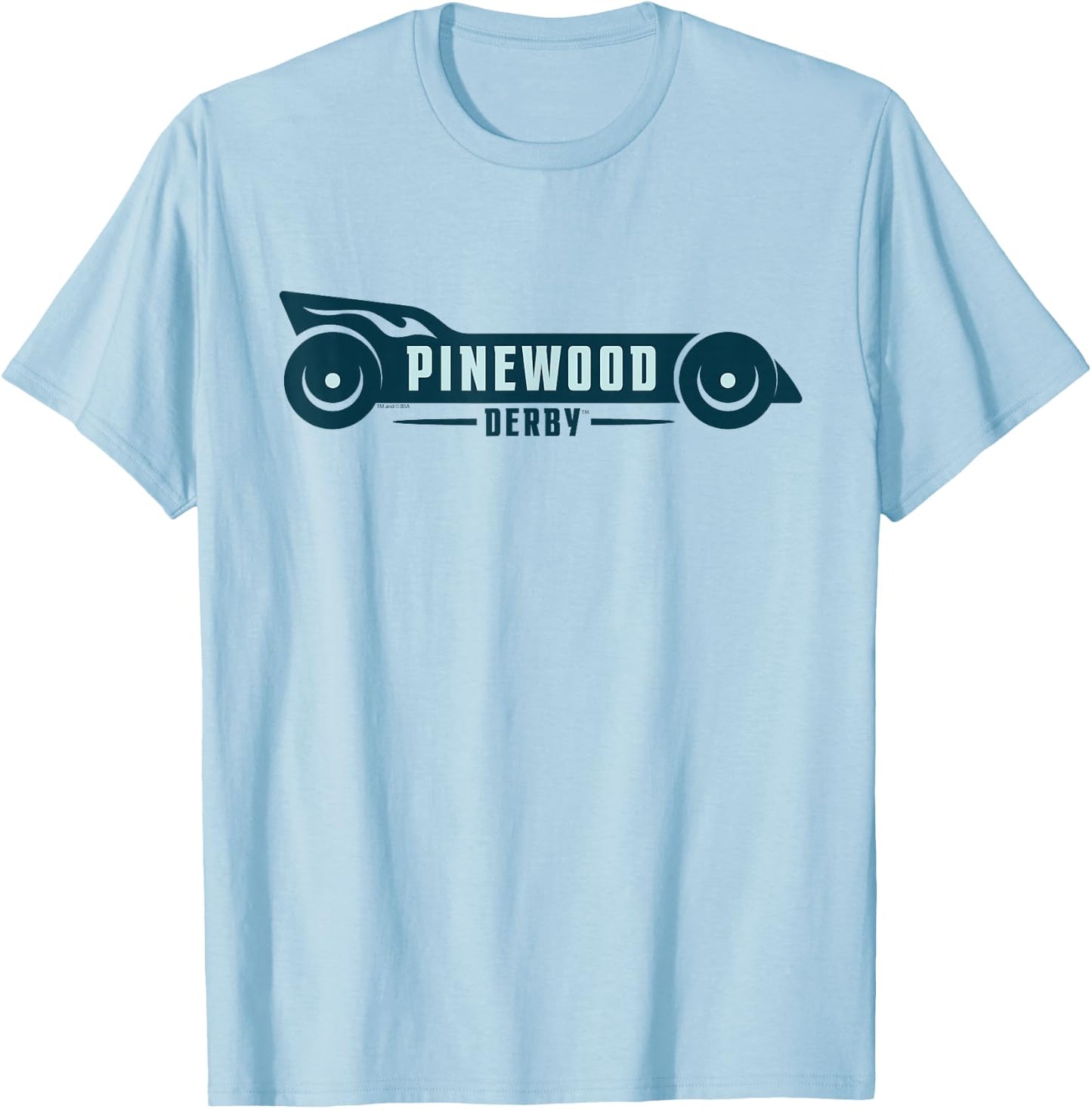 Pinewood Derby Car T-Shirt - T-Shirt | Light Blue