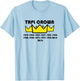 Every Triple Crown Winner Years 1919-2018 T-Shirt - T-Shirt | Light Blue