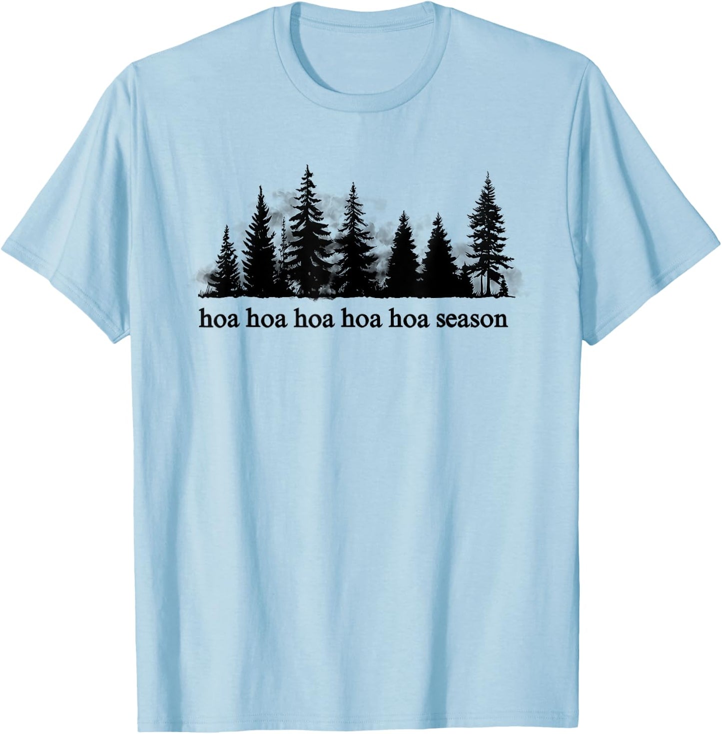 hoa hoa hoa hoa hoa Season Christmas T-Shirt - T-Shirt | Light Blue