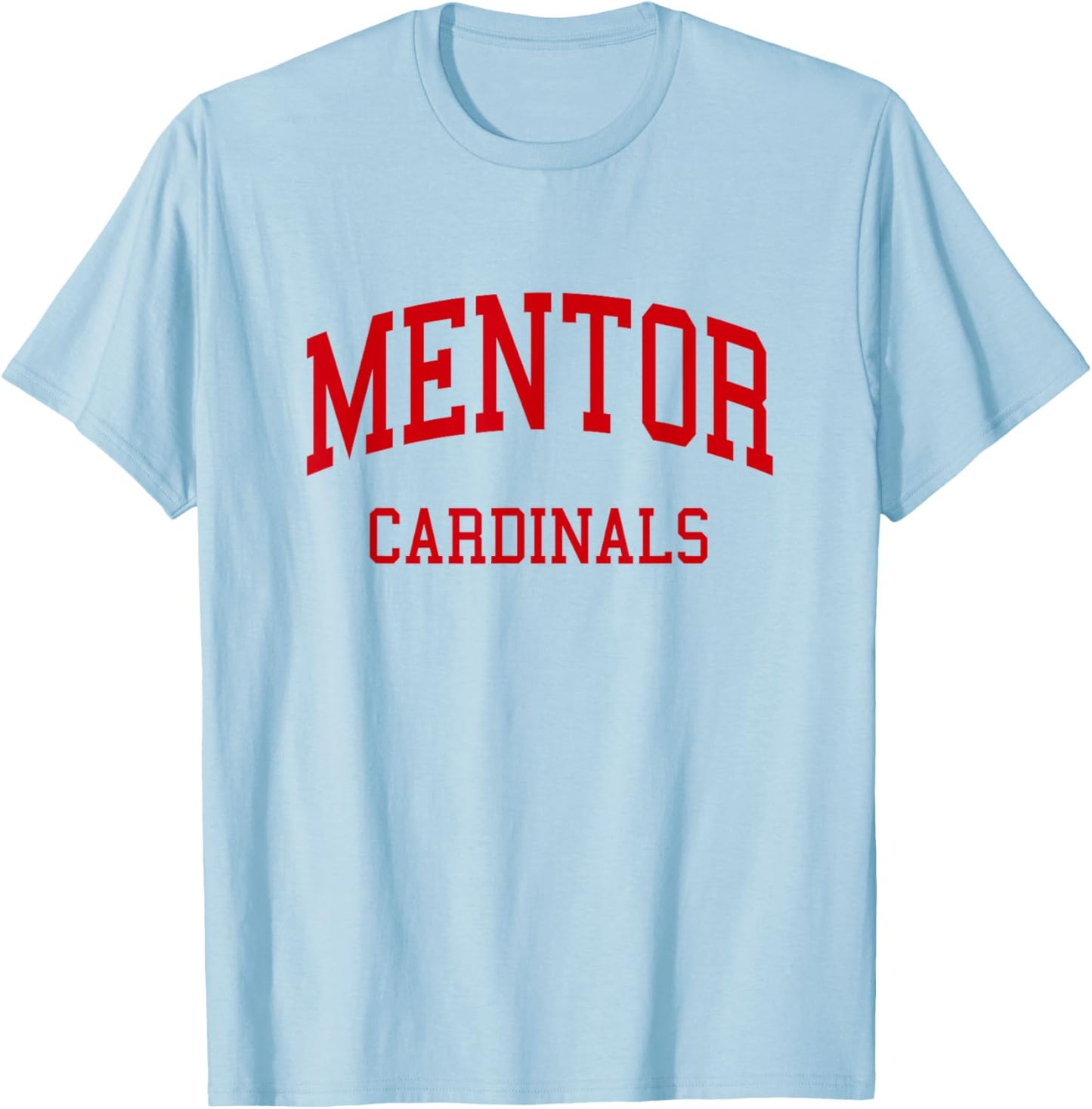 Mentor High School HS Mentor OH Retro T-Shirt - T-Shirt | Light Blue