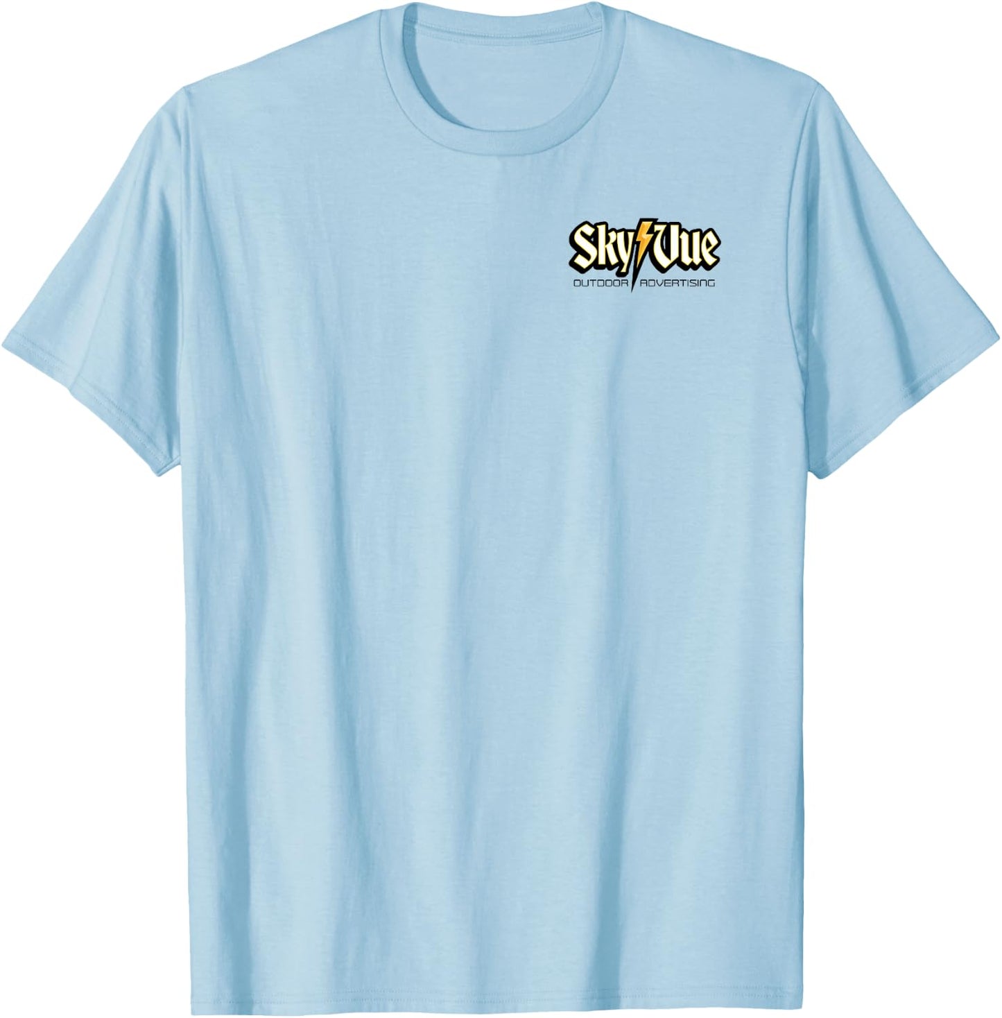Sky Vue Outdoor Advertising T-Shirt - T-Shirt | Light Blue