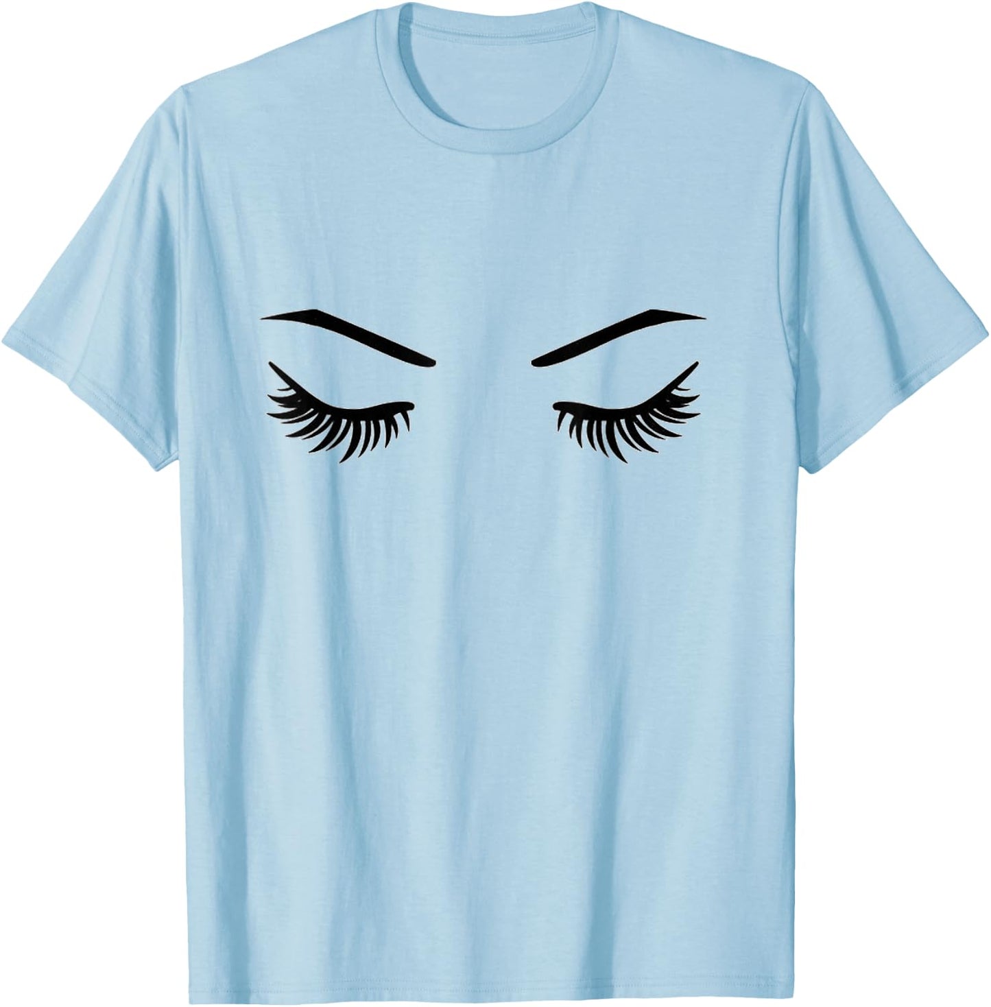 EyeLashes T-Shirt - T-Shirt | Light Blue