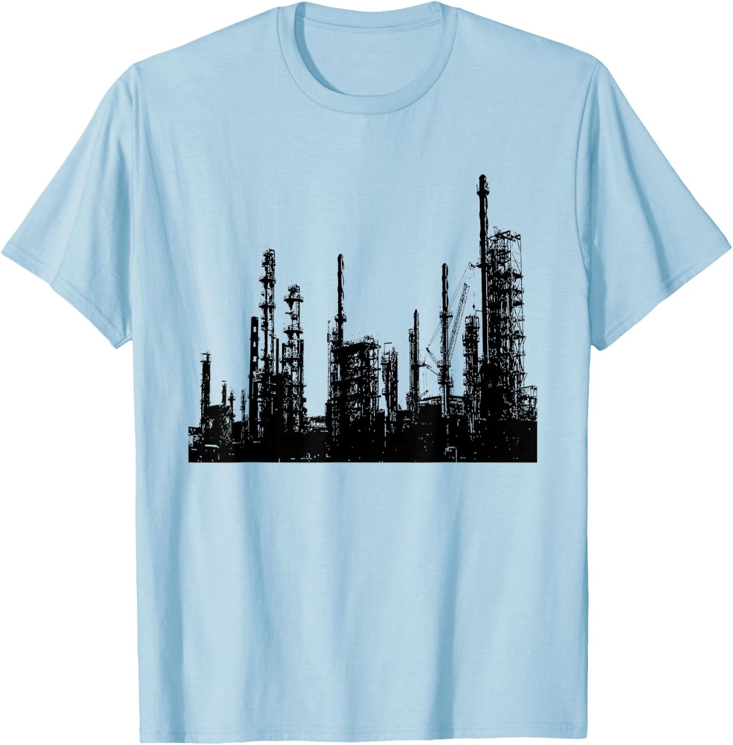 Oil Refinery T-Shirt - T-Shirt | Light Blue