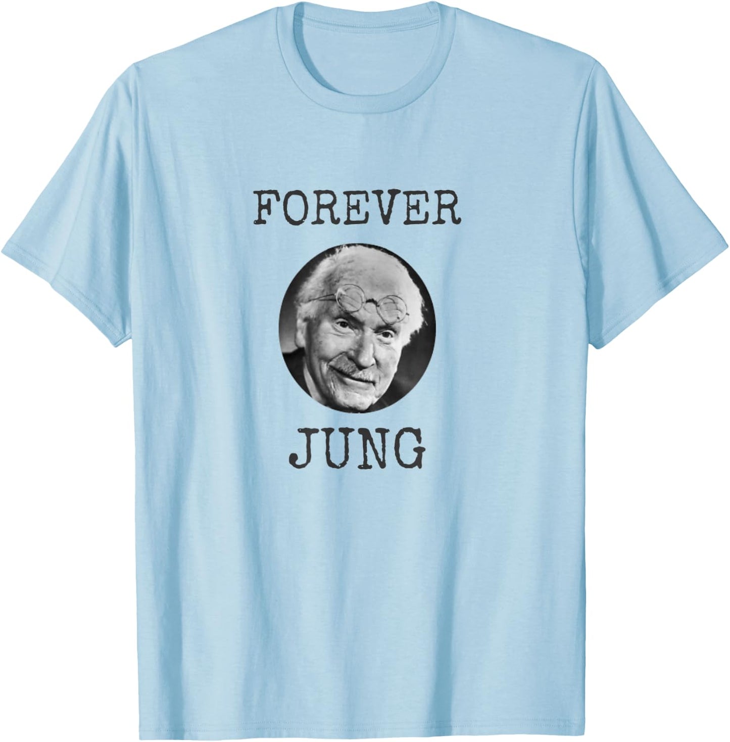 Forever Jung - Funny psychology student psychologist joke T-Shirt - T-Shirt | Light Blue