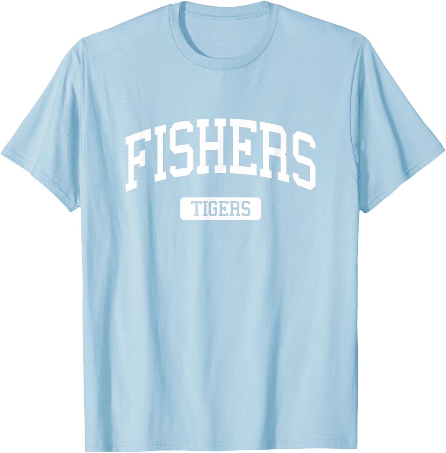 Fishers High School HS Fishers in Varsity Sports T-Shirt - T-Shirt | Light Blue