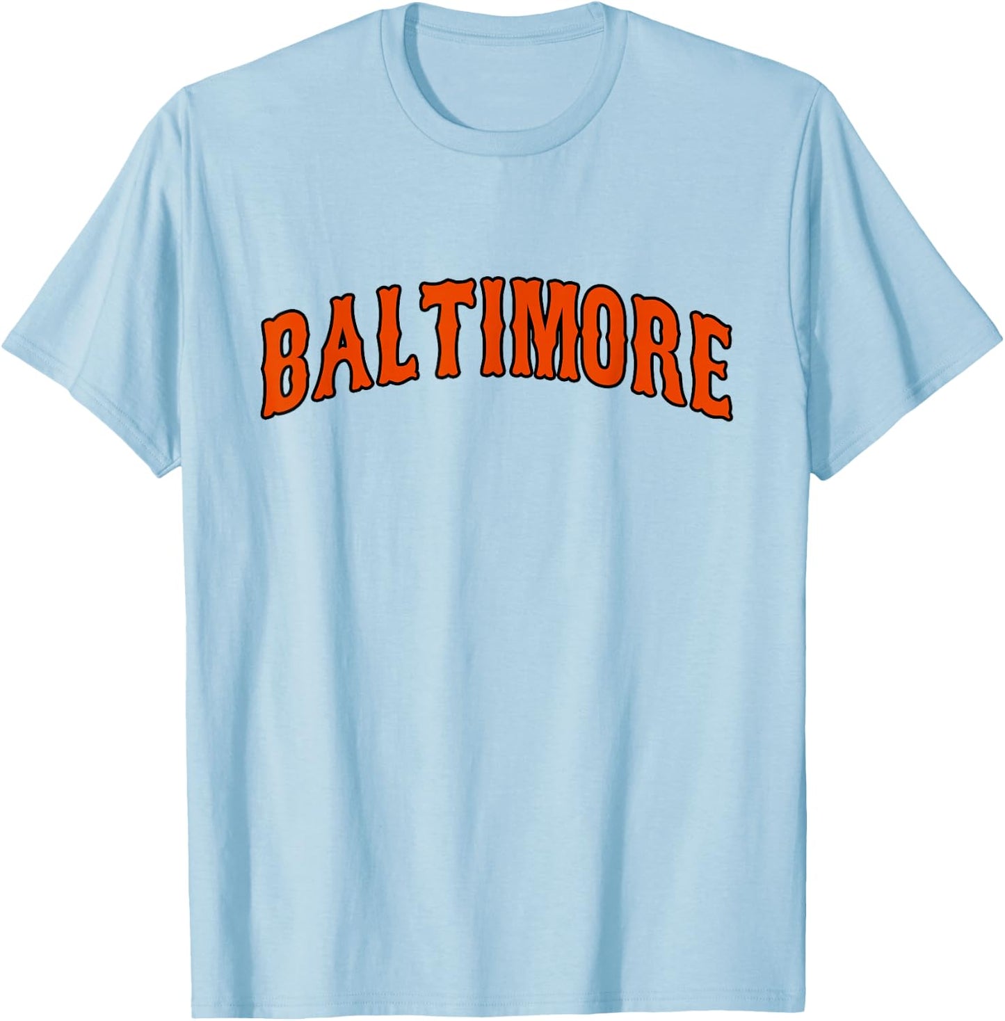 Baltimore - Throwback Design - Classic T-Shirt - T-Shirt | Light Blue