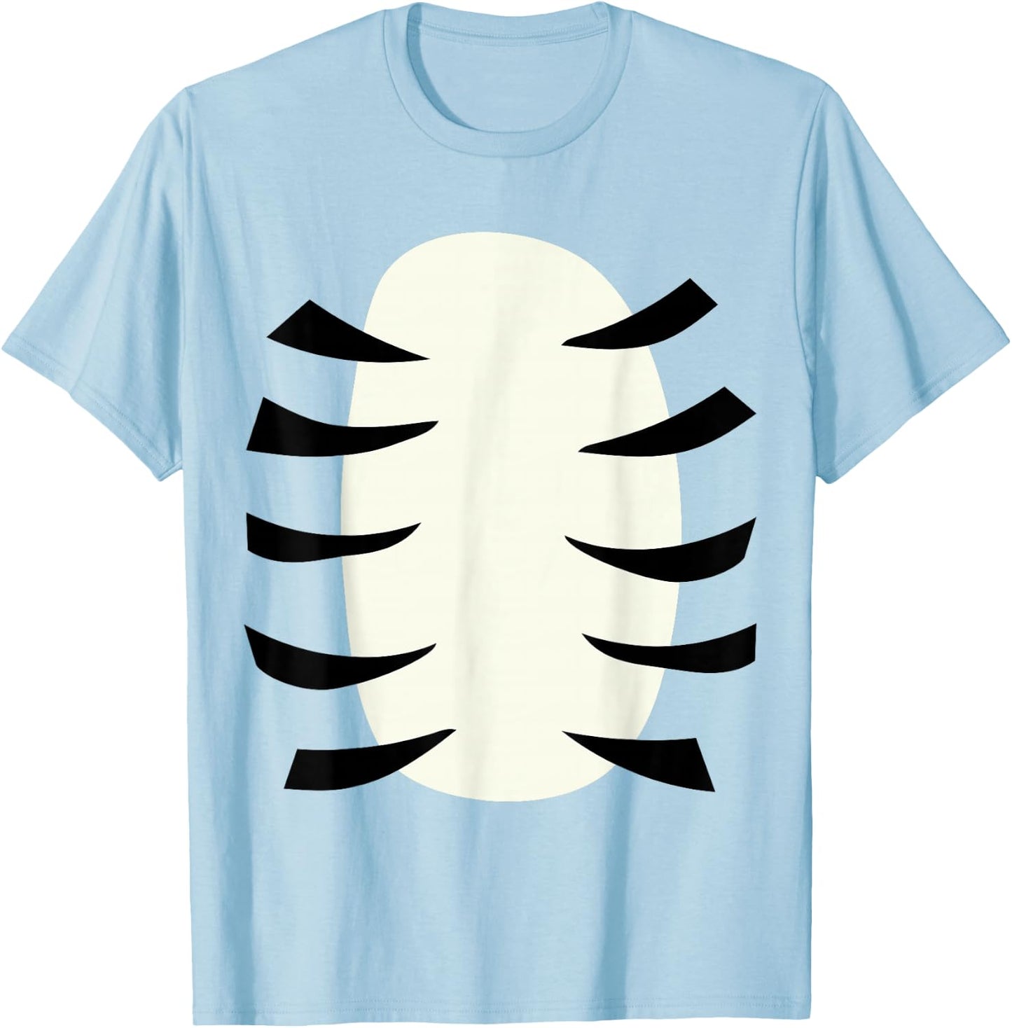 Funny lazy tiger belly and back costume for halloween party T-Shirt - T-Shirt | Light Blue