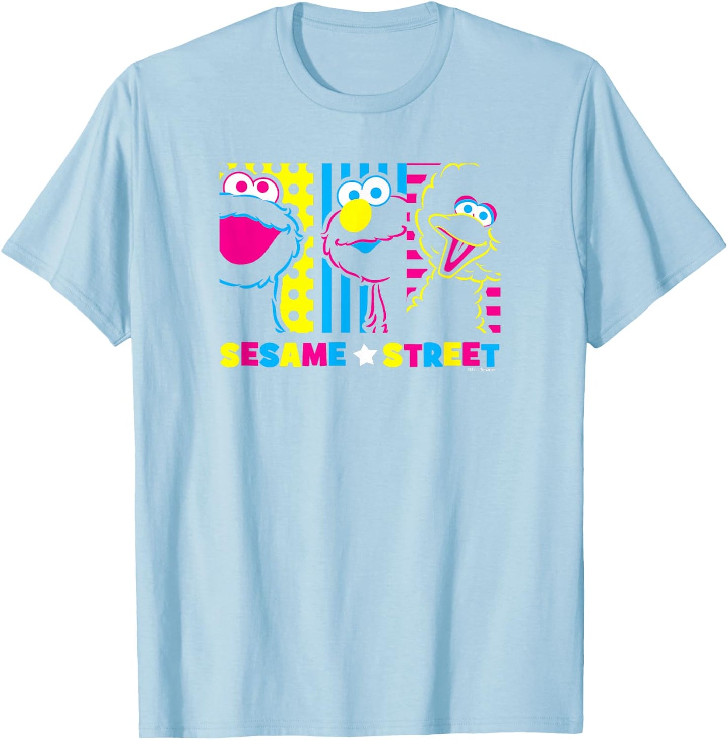 Sesame Street See Em Why T-Shirt - T-Shirt | Light Blue