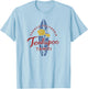 Tahiti Teahupoo Surfing French Polynesian Vintage T-Shirt - T-Shirt | Light Blue
