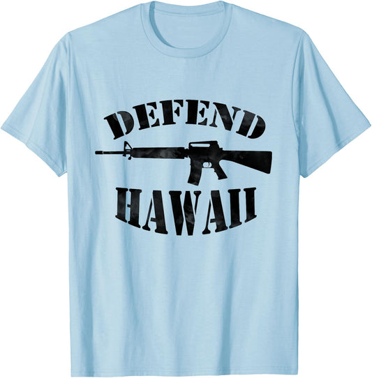 Defend Hawaii T-Shirt - T-Shirt | Light Blue
