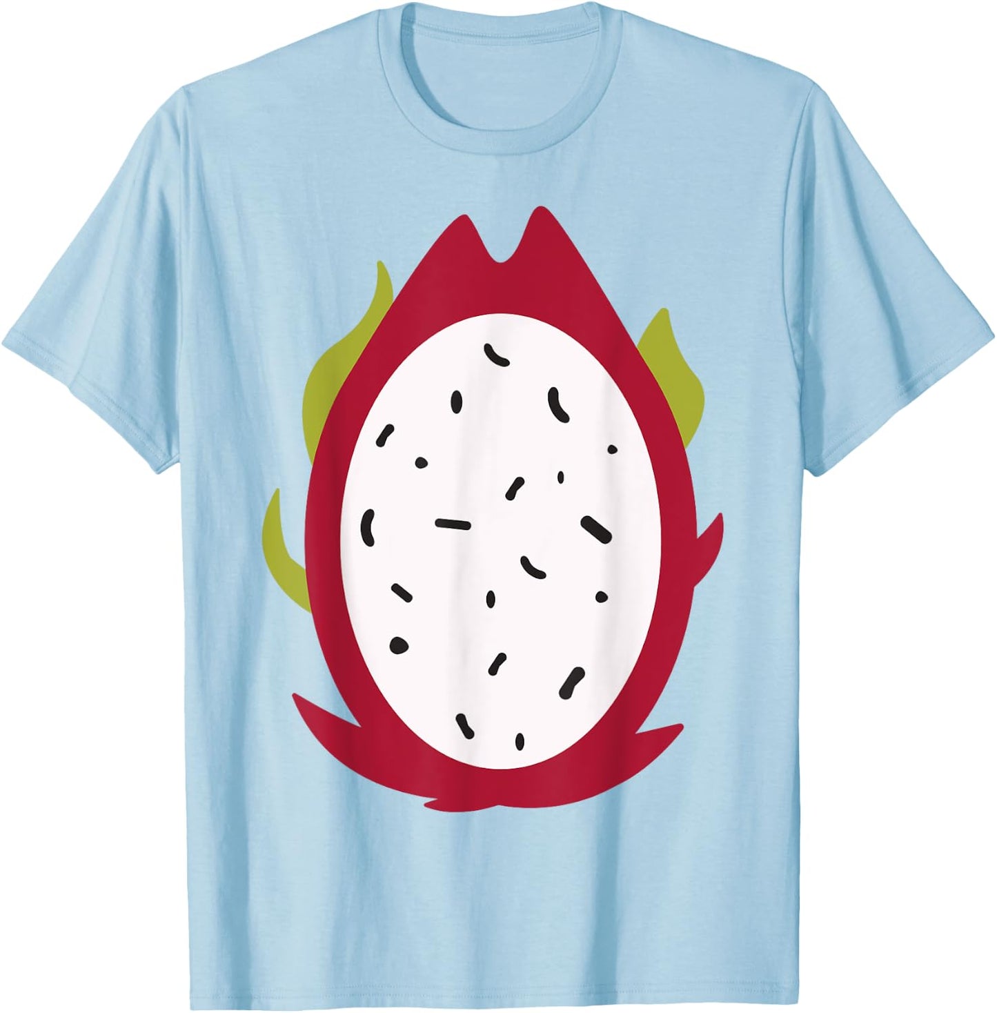 Dragon Fruit Easy Lazy DIY Halloween Costume T-Shirt - T-Shirt | Light Blue