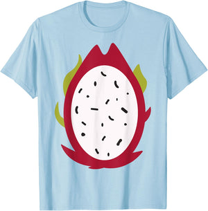 Dragon Fruit Easy Lazy DIY Halloween Costume T-Shirt - T-Shirt | Light Blue