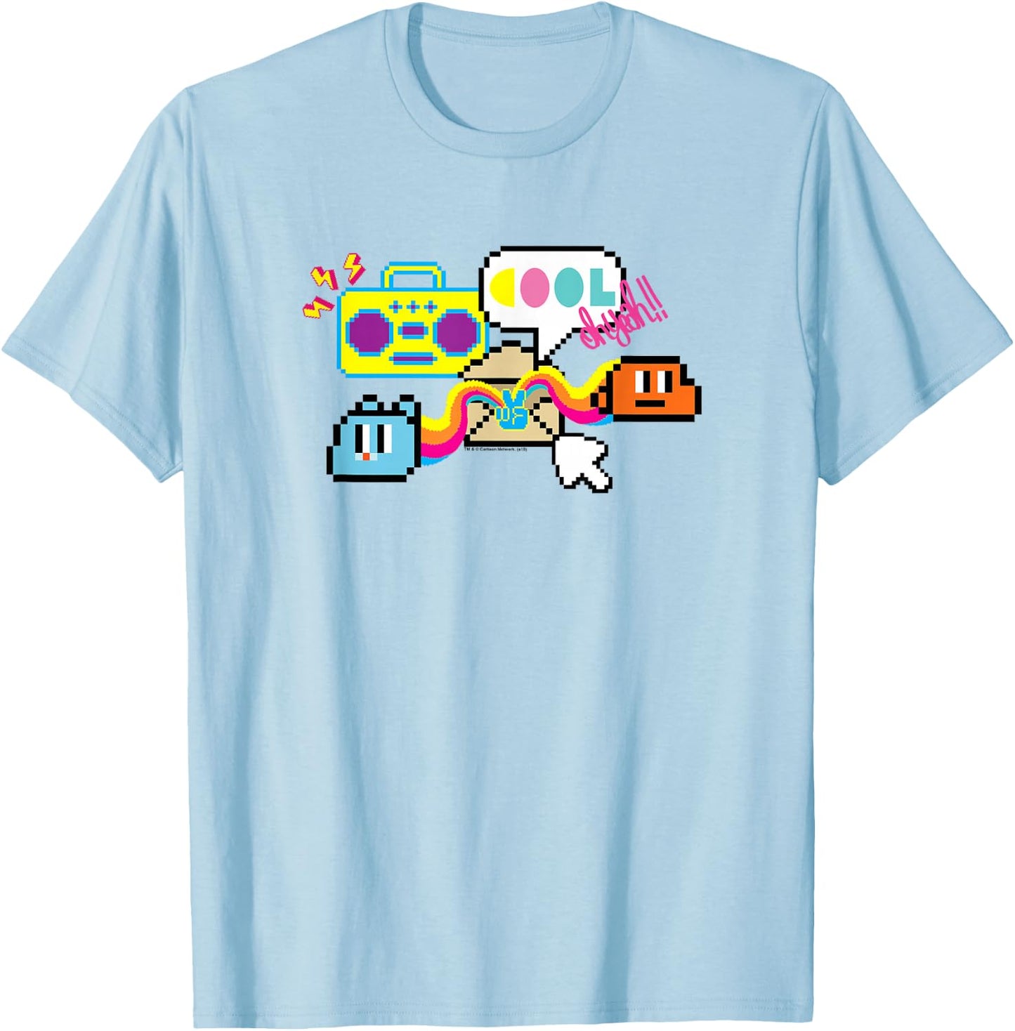The Amazing World of Gumball Cool Oh Yeah T-Shirt - T-Shirt | Light Blue
