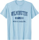Wilmington North Carolina NC Vintage Athletic Sports Design T-Shirt - T-Shirt | Light Blue