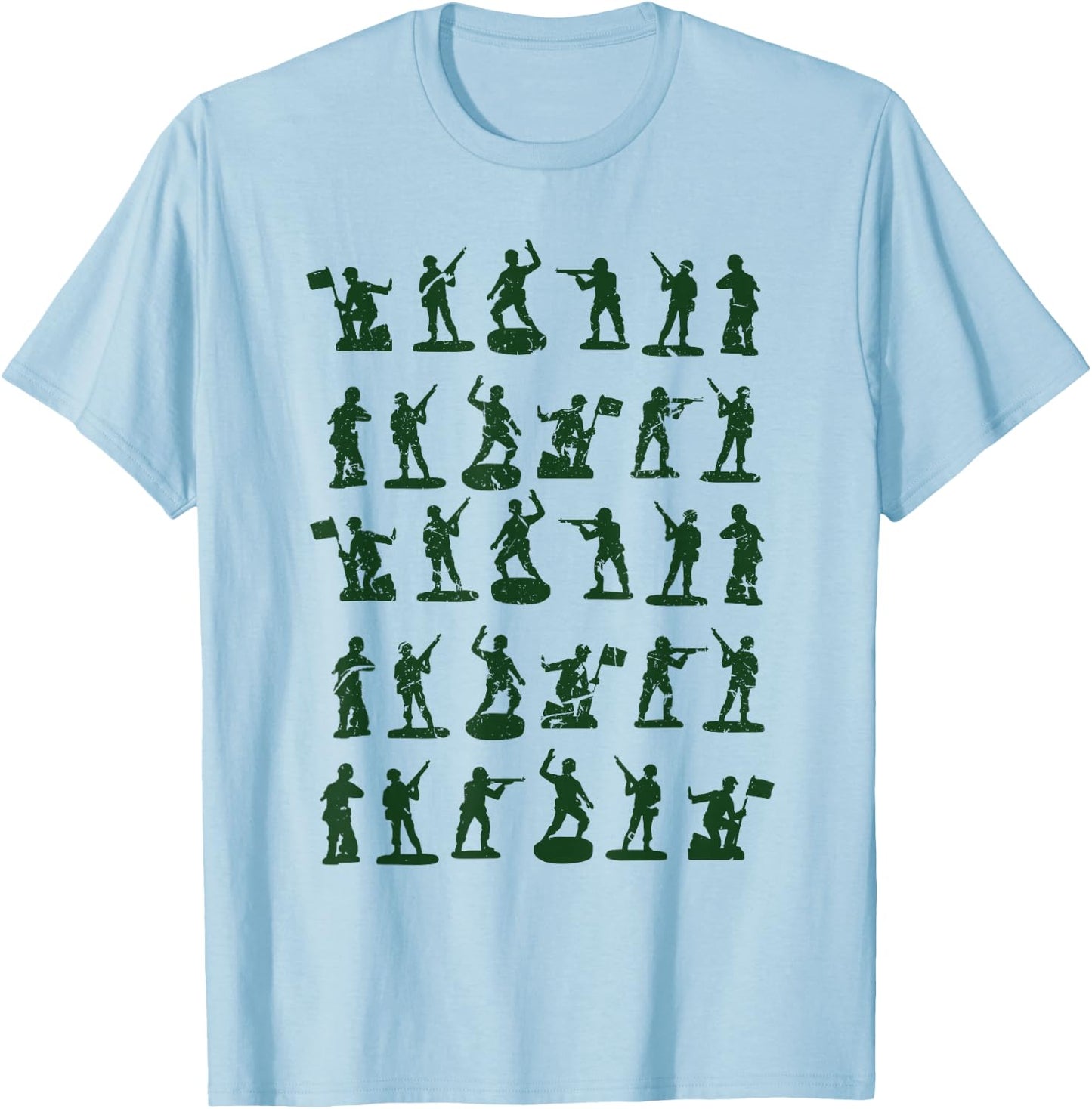 Toy Soldiers Shirt | Cute Little Lovers Gift T-Shirt - T-Shirt | Light Blue