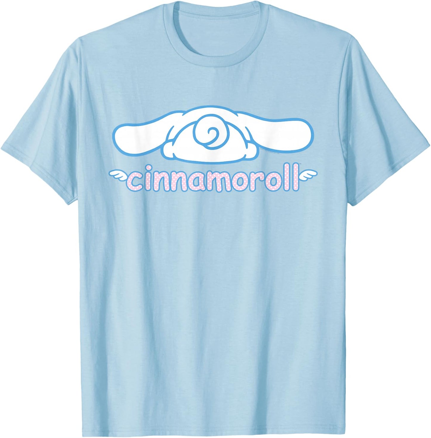 Sanrio Cinnamoroll Backside Logo Shirt T-Shirt - T-Shirt | Light Blue