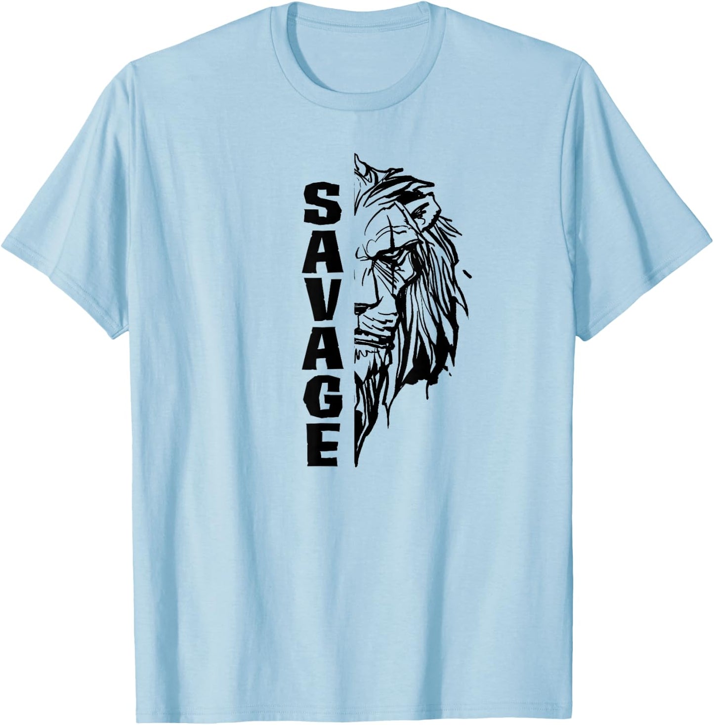 Disney - Lion King Live Action Savage T-Shirt - T-Shirt | Light Blue