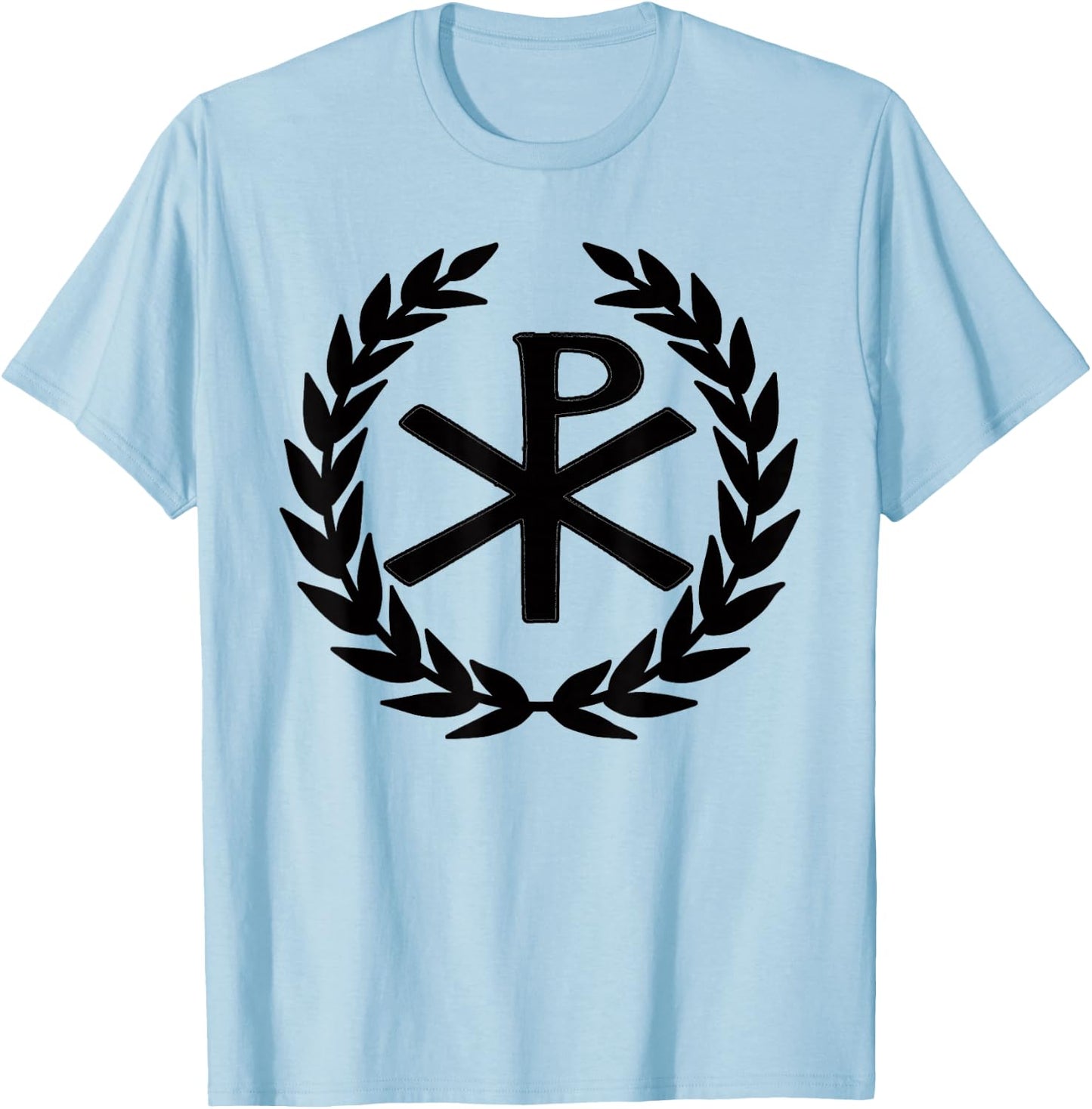 Roman Empire Chi Rho Symbol T-Shirt - T-Shirt | Light Blue