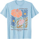 Boho Wildflower Bible Verse Inspirational Floral Women Teens T-Shirt - T-Shirt | Light Blue