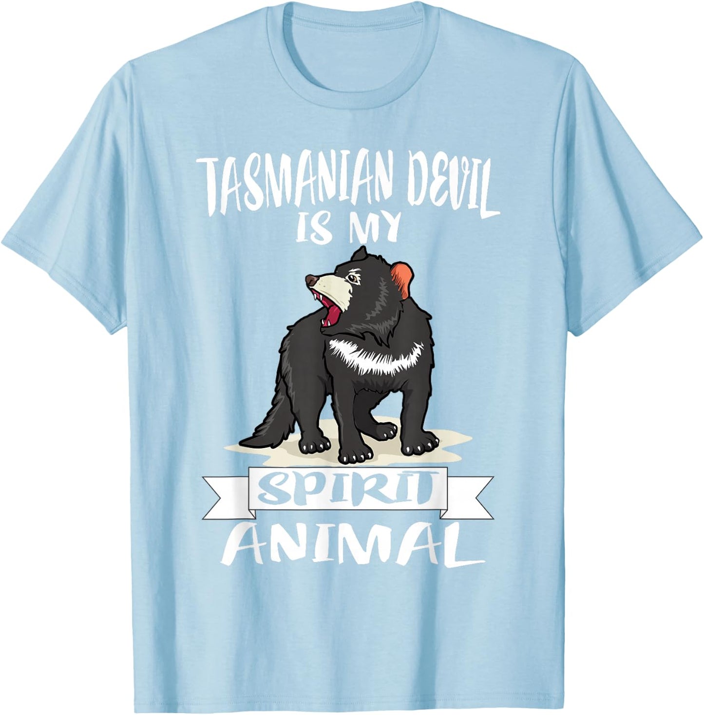 Tasmanian Devil Is My Spirit Animal Gift T-Shirt - T-Shirt | Light Blue