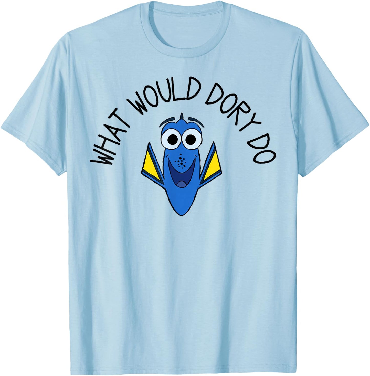 Disney Pixar Finding Dory What Would Dory Do Small T-Shirt - T-Shirt | Light Blue