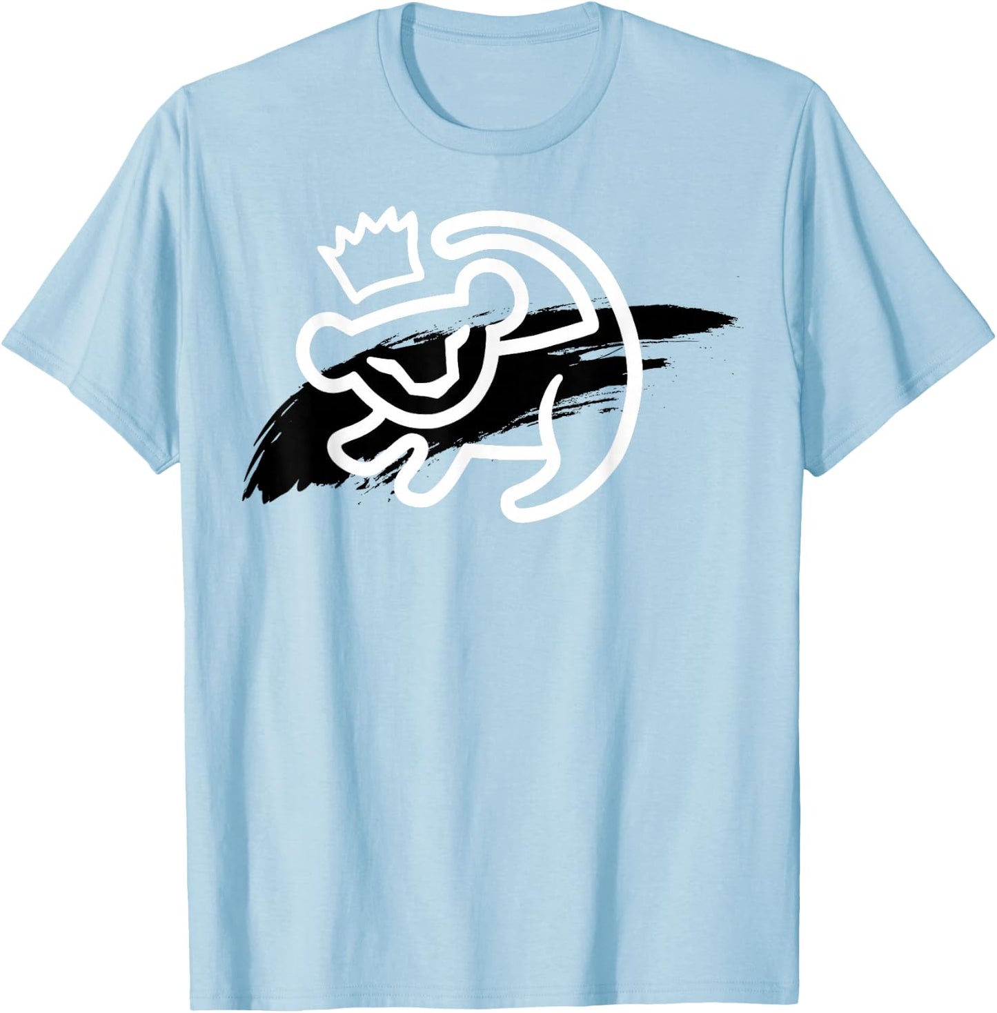 Disney Lion King Simba Cave Painting Smear Graphic T-Shirt - T-Shirt | Light Blue