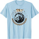 Cow Jumps Over Moon, Astronomy Moon Moo Pun T-Shirt - T-Shirt | Light Blue