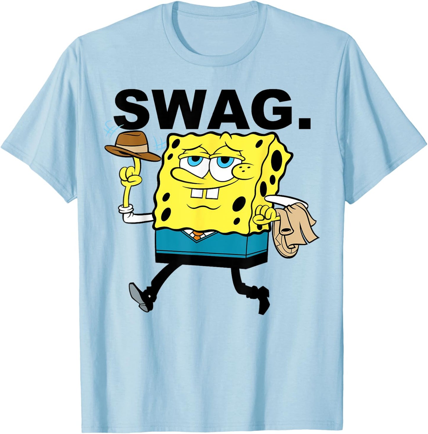 Spongebob SquarePants Swag T-Shirt - T-Shirt | Light Blue