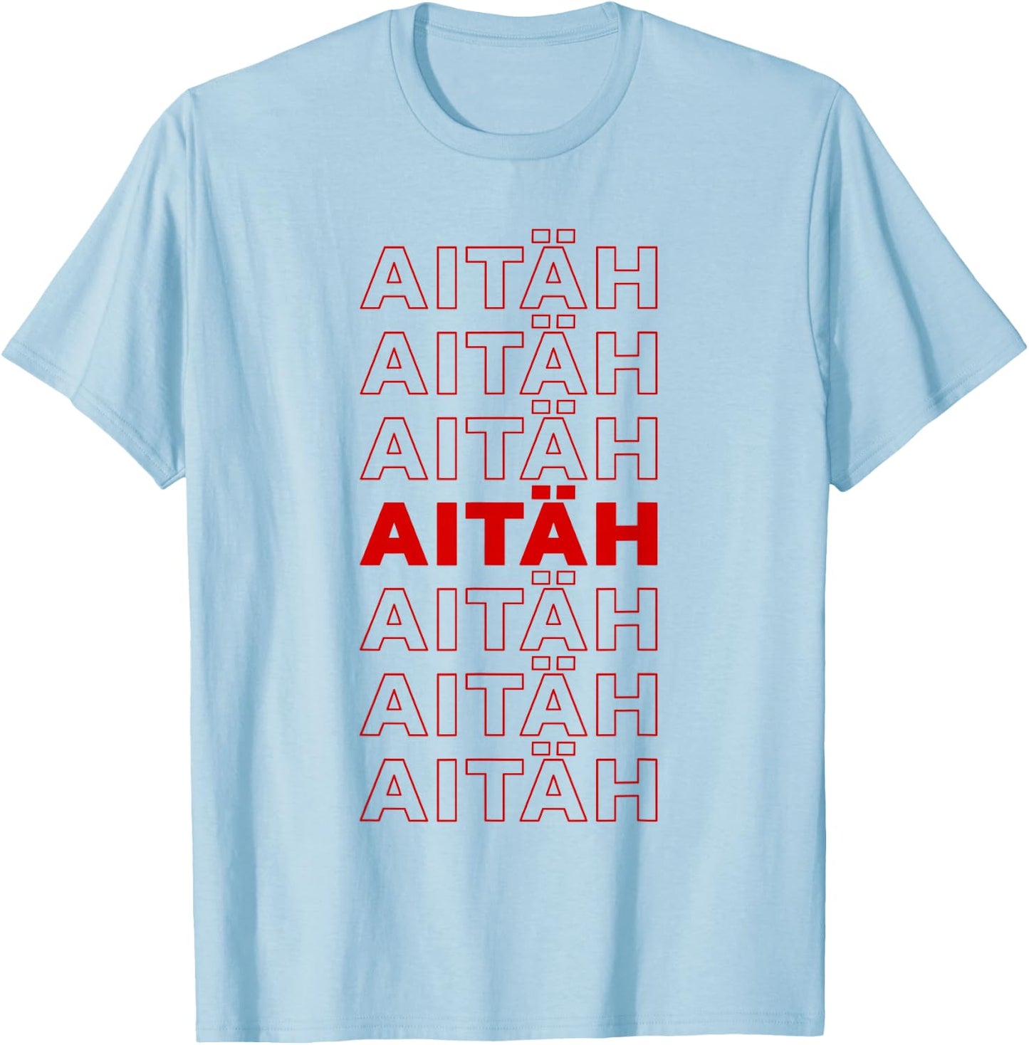 Estonian Language Thank You Bag Funny Estonia Meme Souvenir T-Shirt - T-Shirt | Light Blue