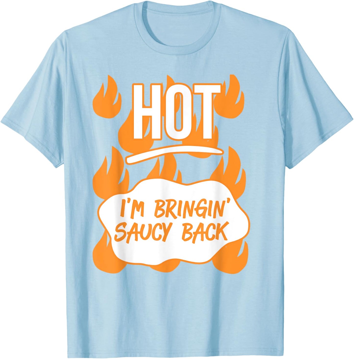 HOT SAUCES Group Halloween Costumes HOT TACO SAUCE shirt T-Shirt - T-Shirt | Light Blue