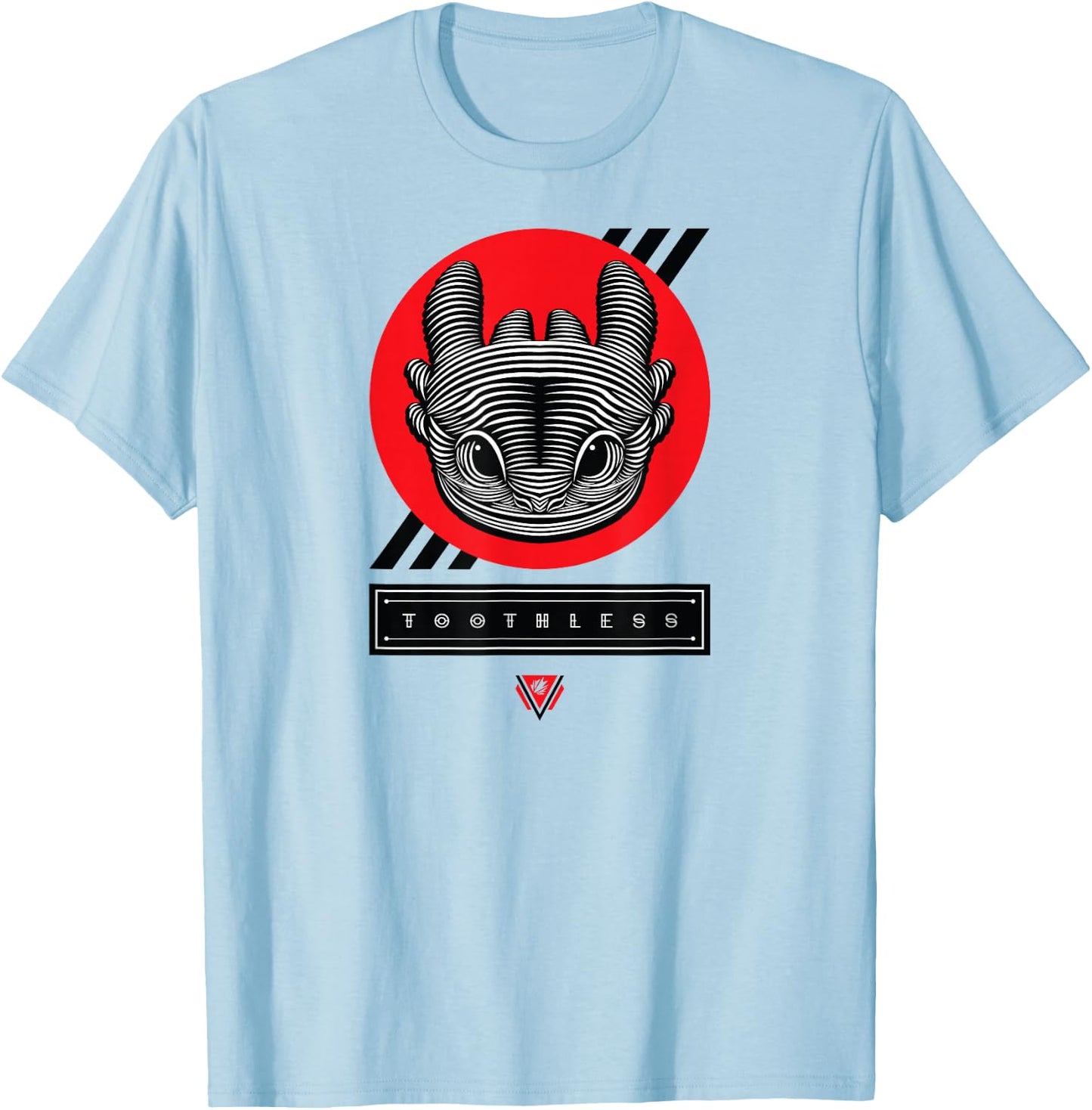How to Train Your Dragon 3 Toothless T-Shirt - T-Shirt | Light Blue