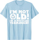 I'm not Old I'm a Recycled Teenager Funny Old Age B T-Shirt - T-Shirt | Light Blue