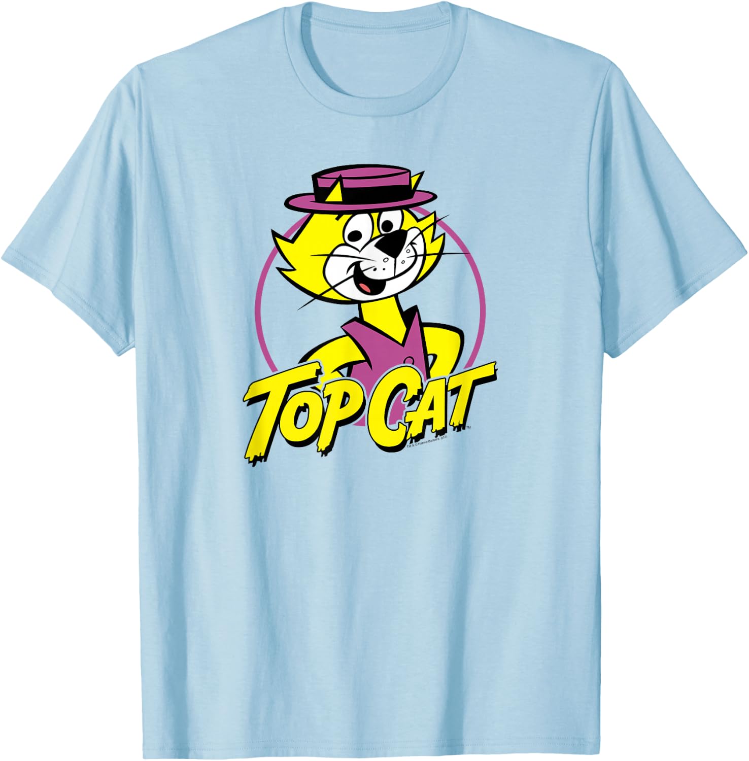 Top Cat Top Circle T-Shirt - T-Shirt | Light Blue