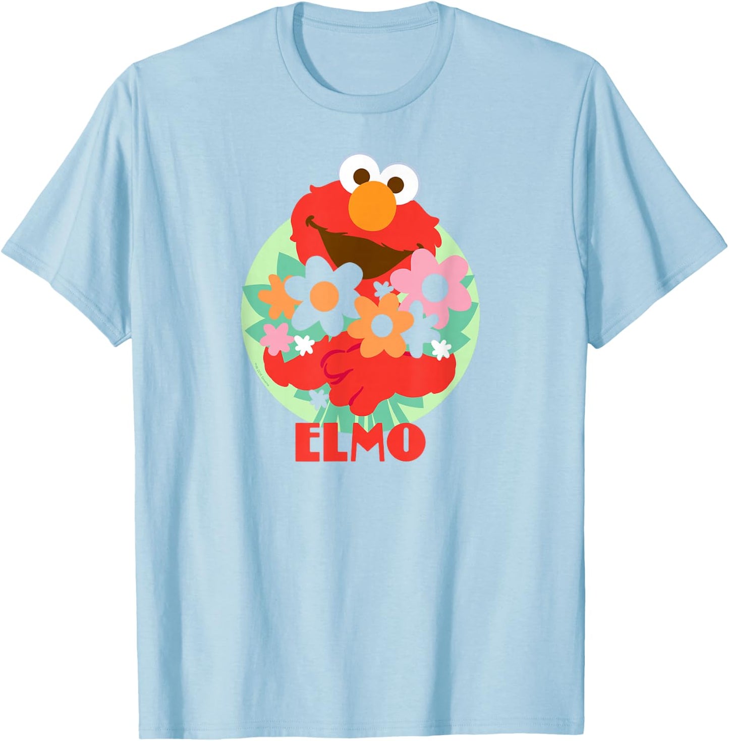 Sesame Street Elmo Flowers for You T-Shirt - T-Shirt | Light Blue