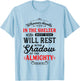 Bible Verse Psalm 91 Scripture Art Protection Refuge Prayer T-Shirt - T-Shirt | Light Blue