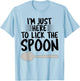 Baker Baking Gifts Women Funny Lick the spoon T-Shirt - T-Shirt | Light Blue