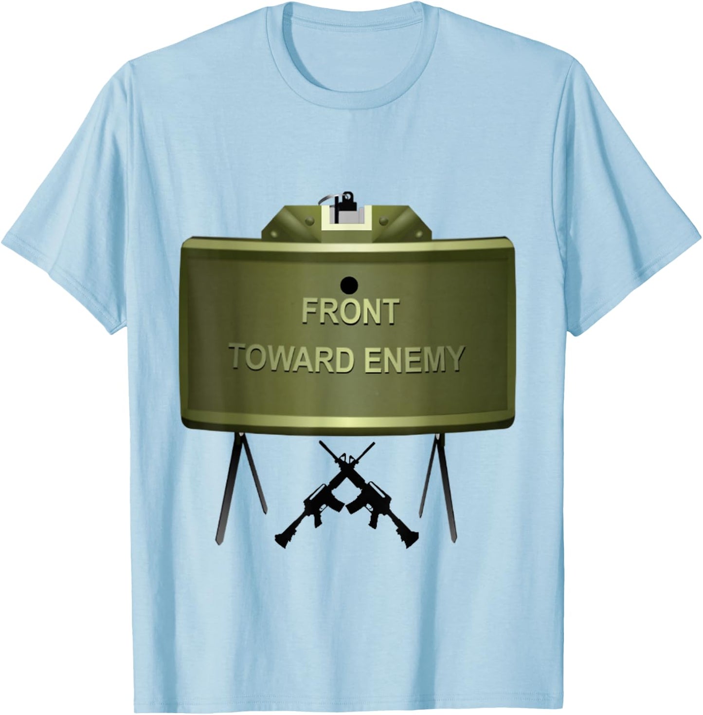 Official Take Action! Claymore Mine T Shirt army military T-Shirt - T-Shirt | Light Blue