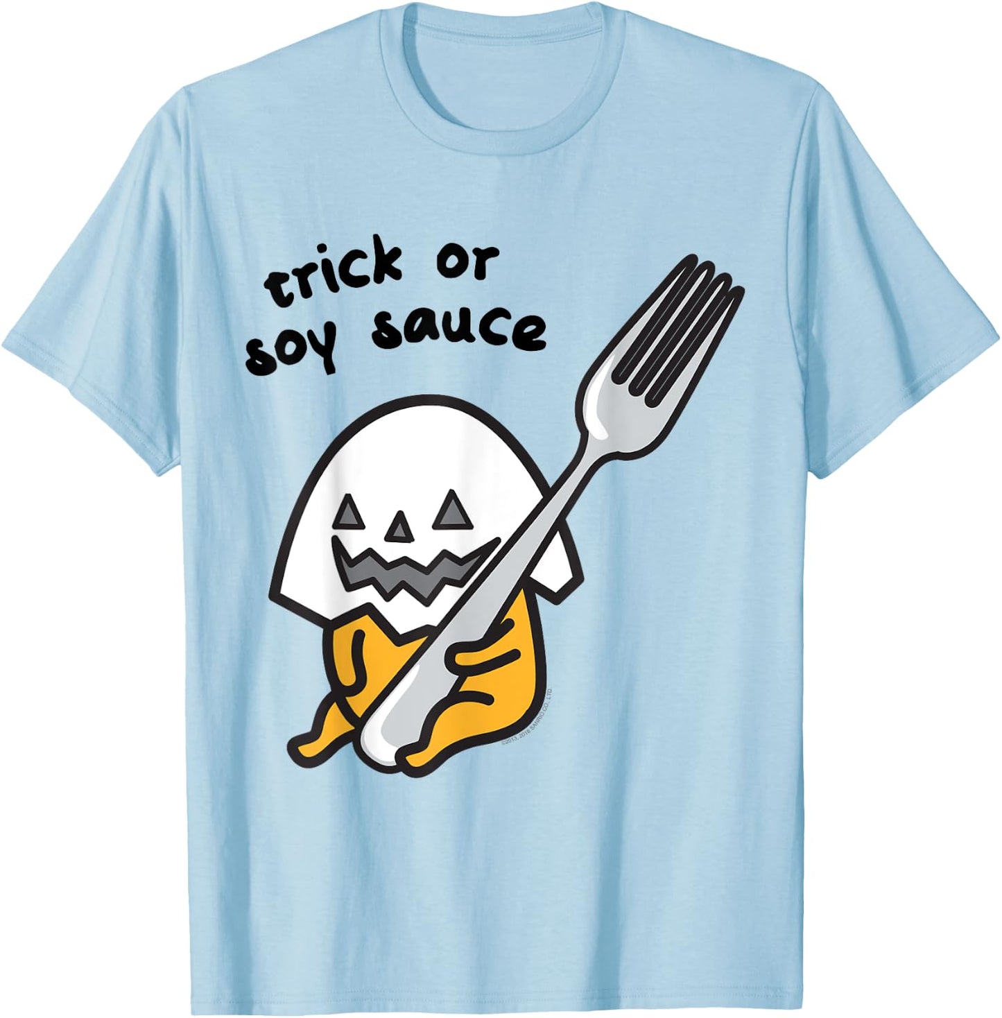 Gudetama Trick or Treat Halloween Shirt T-Shirt - T-Shirt | Light Blue