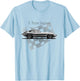 E-Type Jaguar t Shirt - Amazing Classic Car Design T-Shirt - T-Shirt | Light Blue
